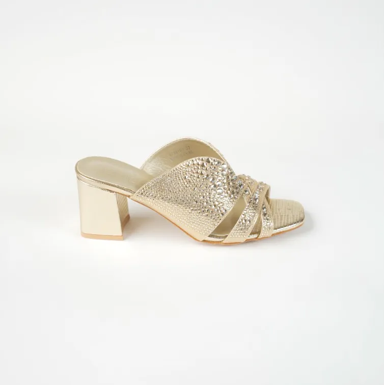 Open Block Heel