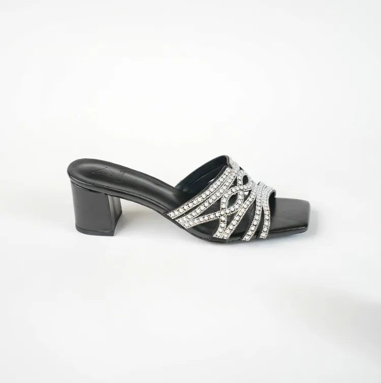 Open Block Heel