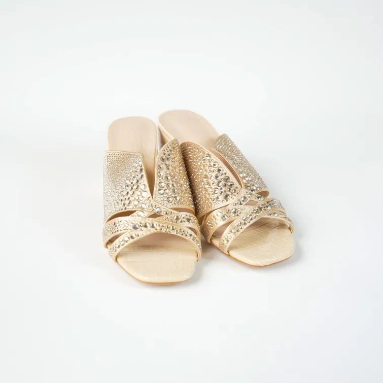 Open Block Heel