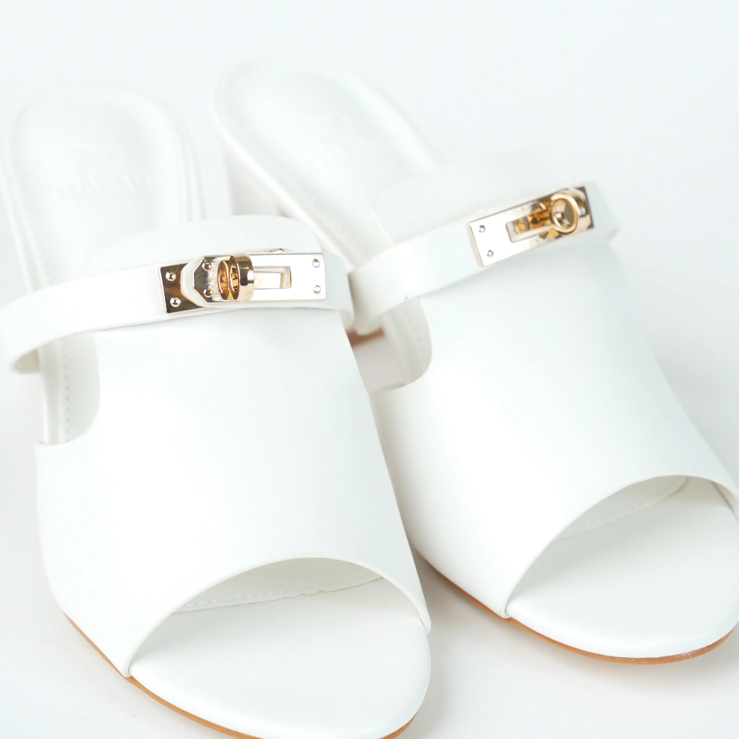 Open Block Heel