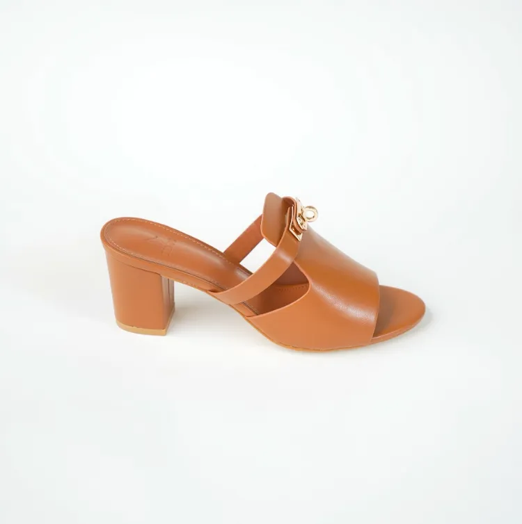 Open Block Heel