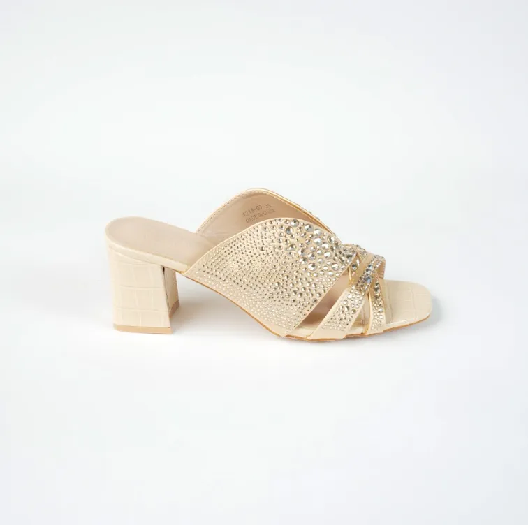 Open Block Heel