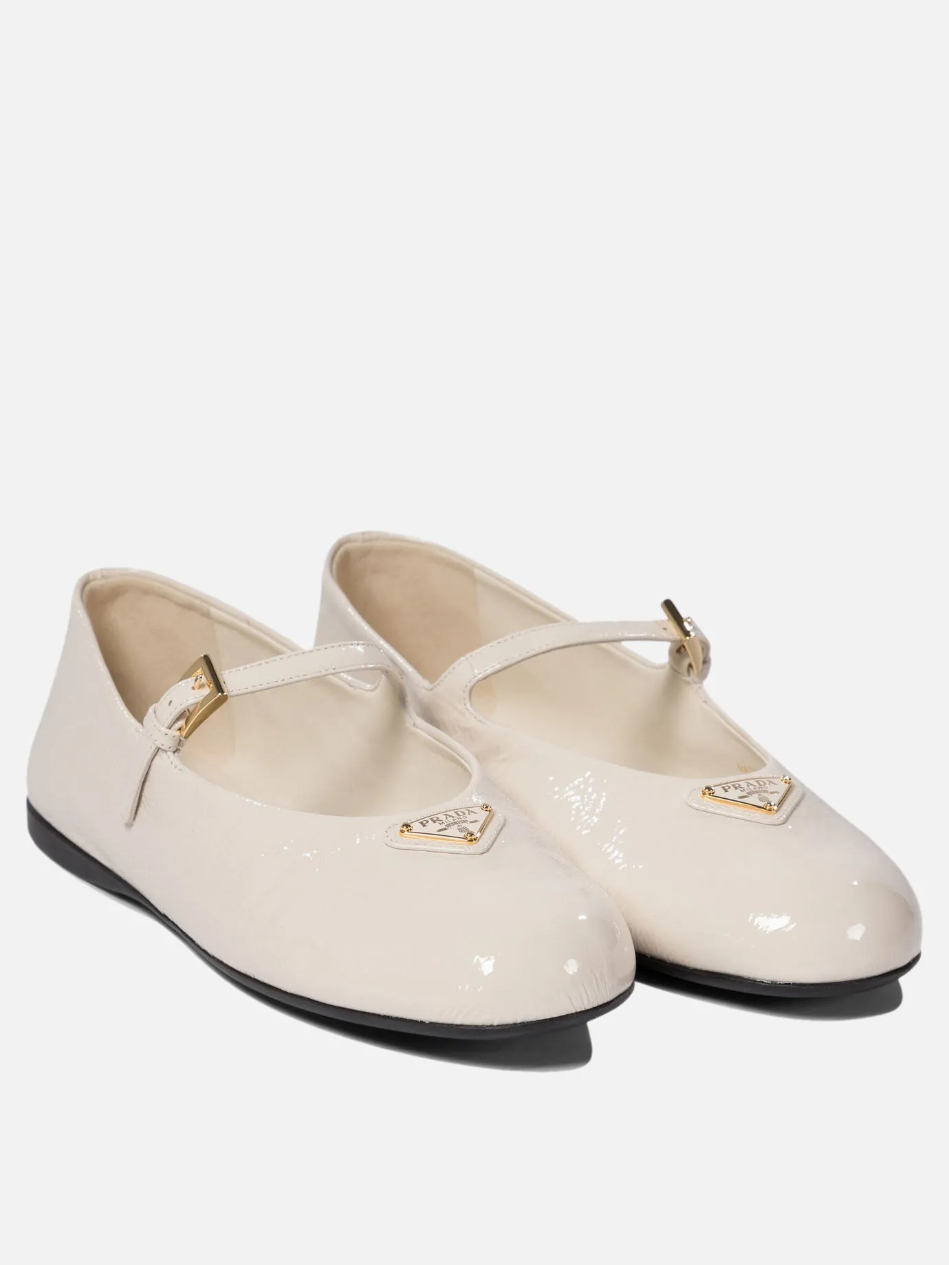 Patent leather ballet flats