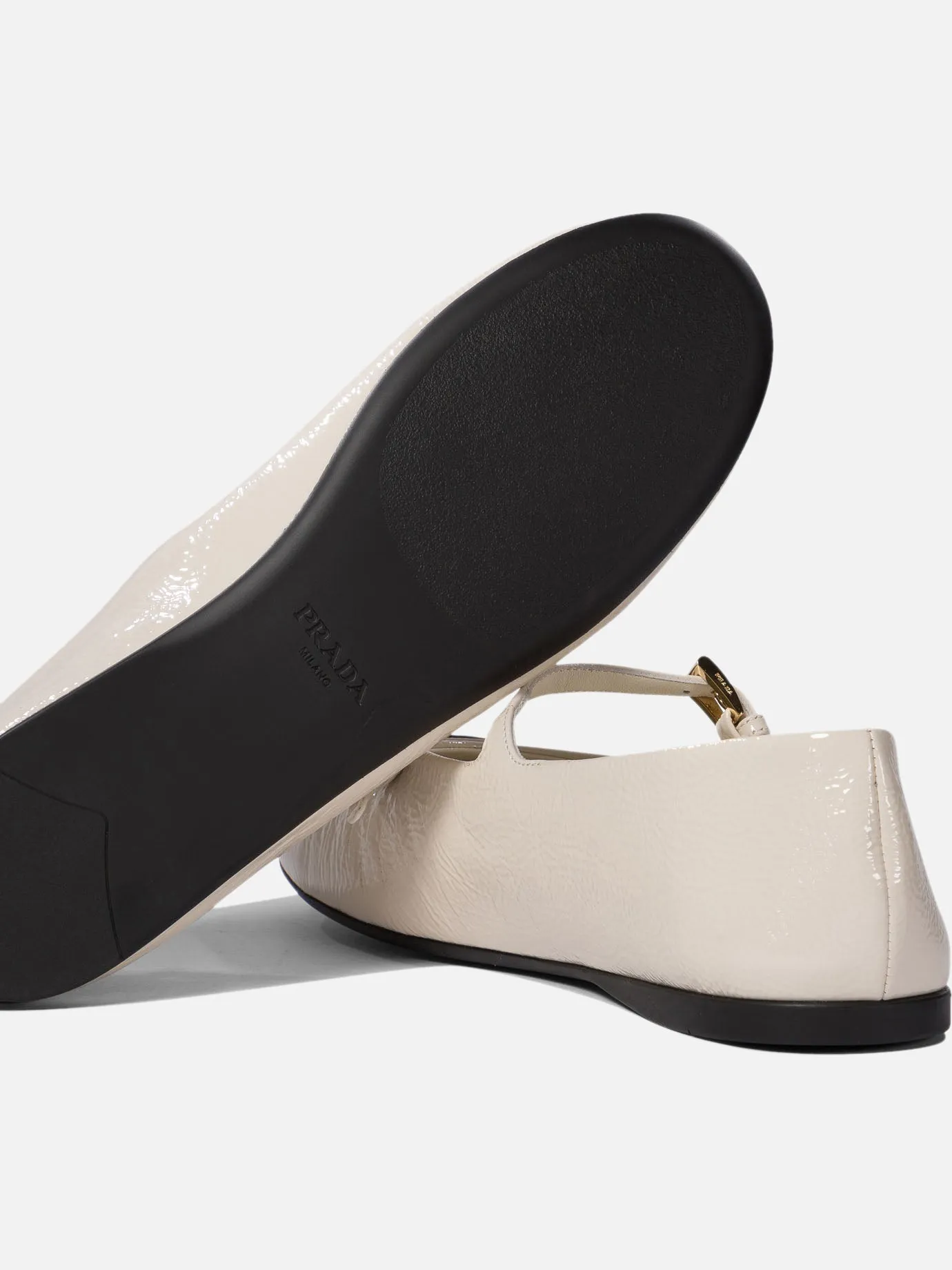 Patent leather ballet flats