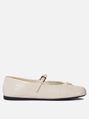 Patent leather ballet flats