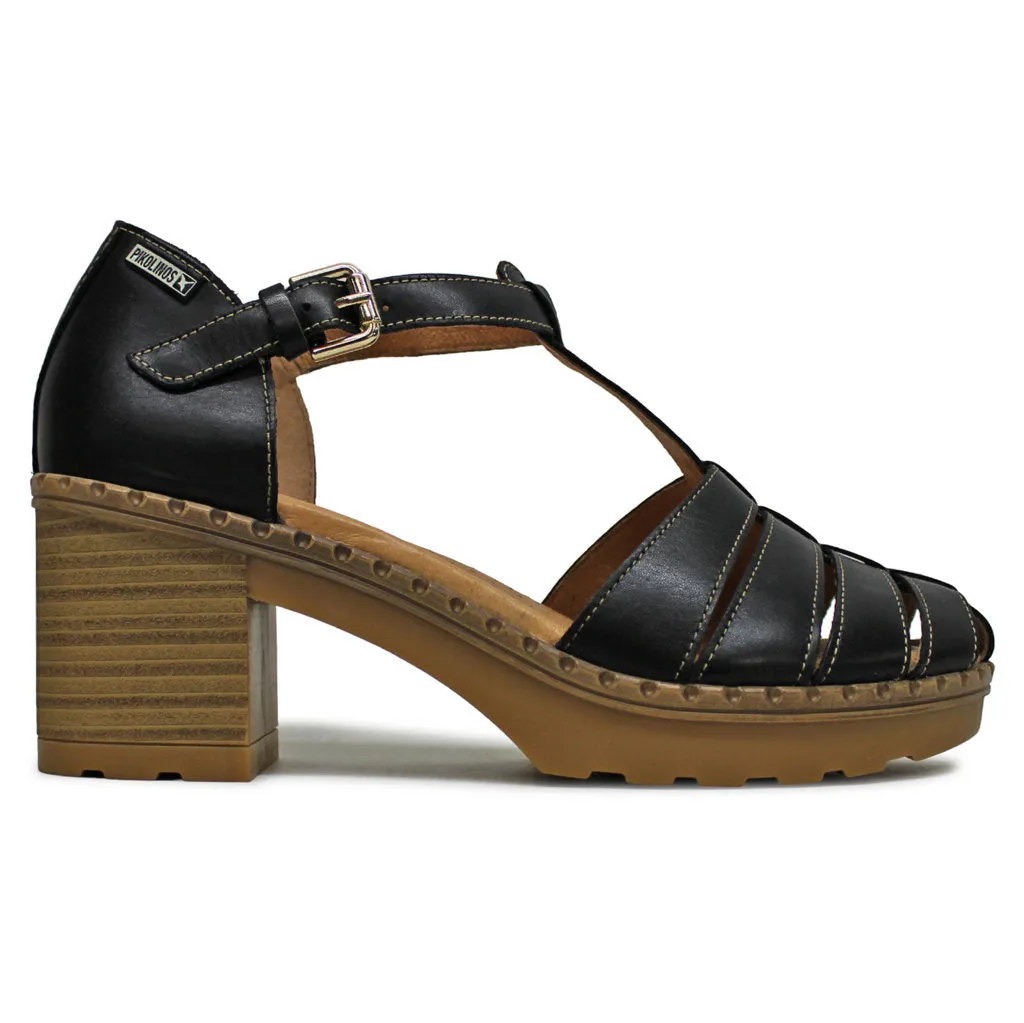 Pikolinos Canarias Leather Women's Heel Sandals