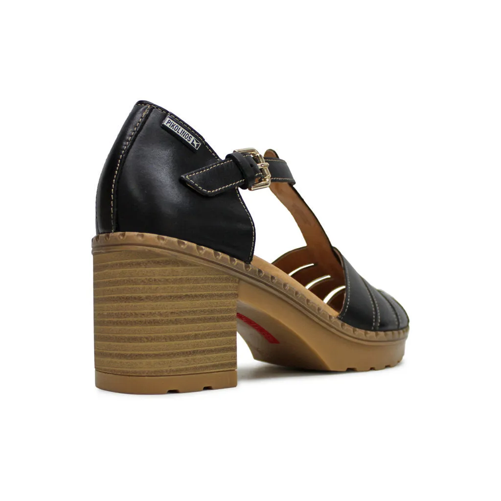 Pikolinos Canarias Leather Women's Heel Sandals