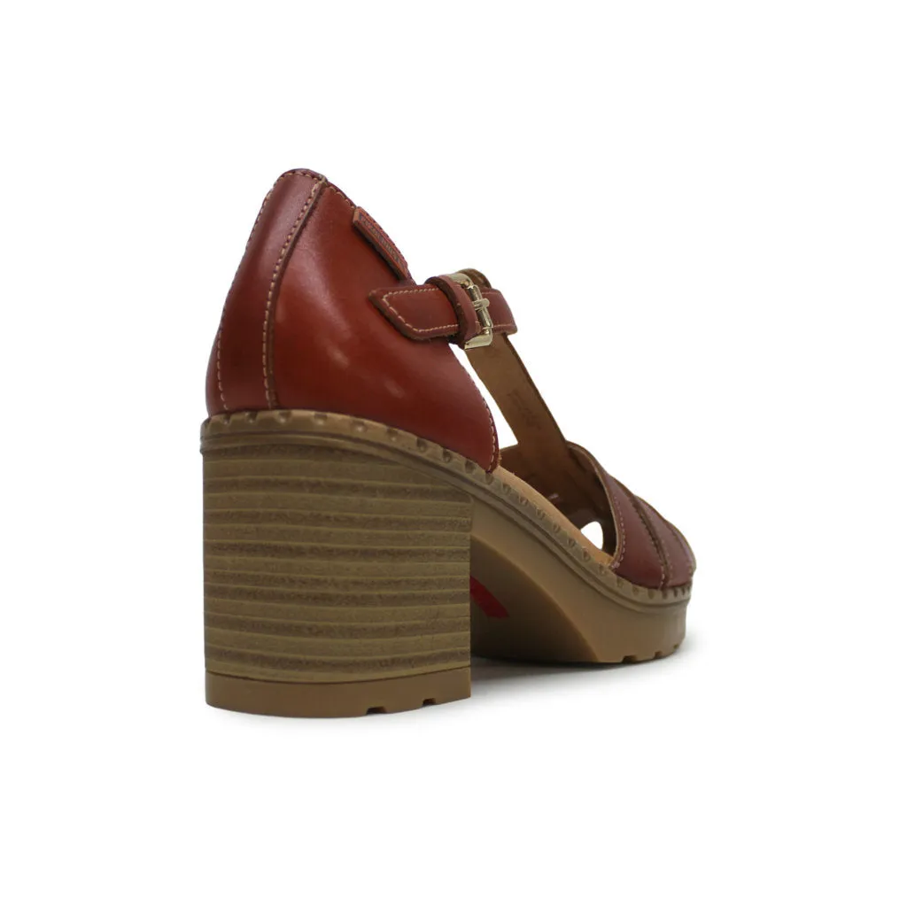 Pikolinos Canarias Leather Women's Heel Sandals