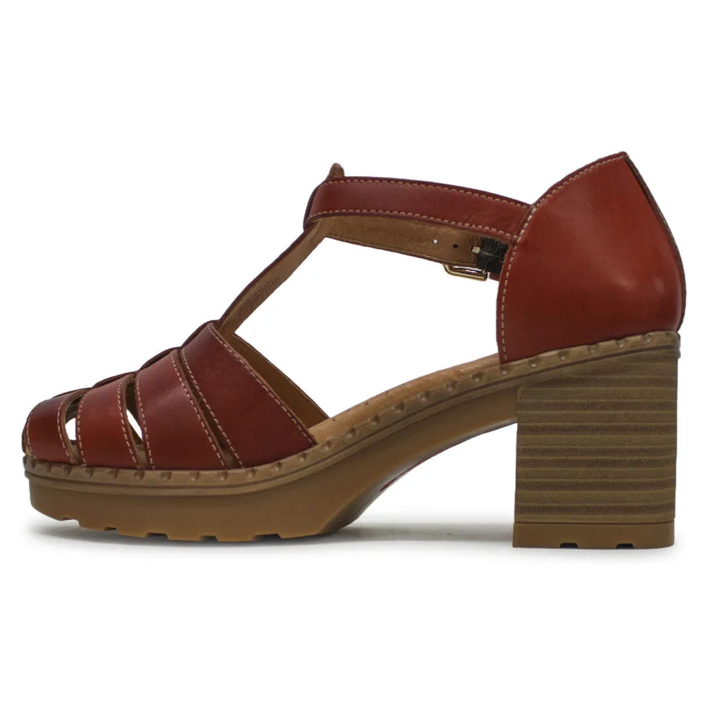 Pikolinos Canarias Leather Women's Heel Sandals