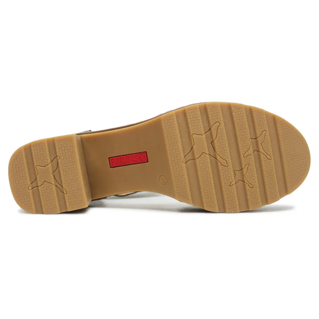 Pikolinos Canarias Leather Women's Heel Sandals