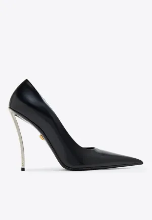 Pin Point 110 Calf Leather Pumps