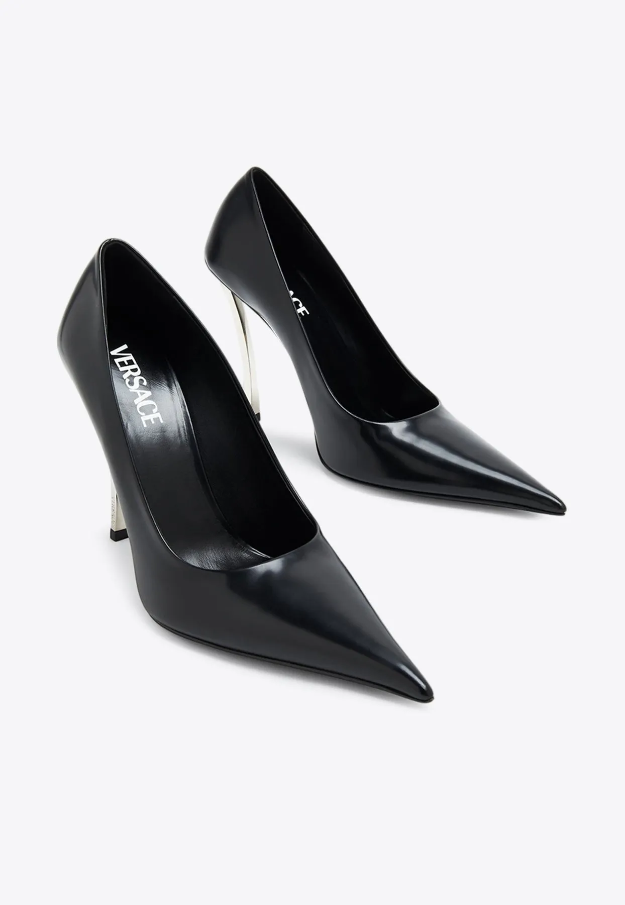 Pin Point 110 Calf Leather Pumps