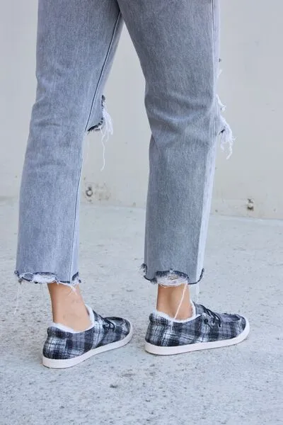 Plaid Slip-ons