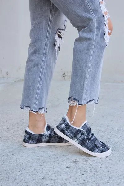 Plaid Slip-ons