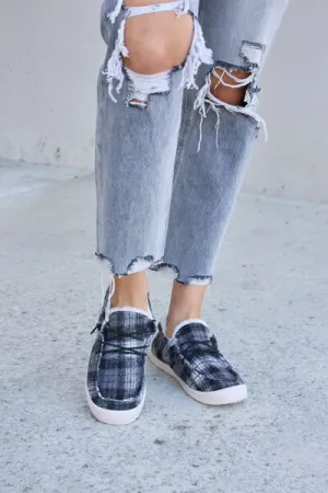 Plaid Slip-ons