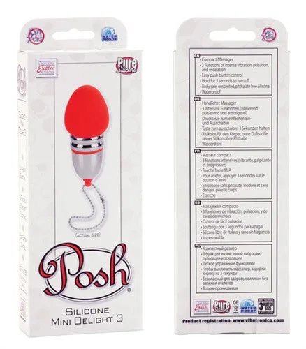 Posh Silicone Mini Delight 3 - Orange