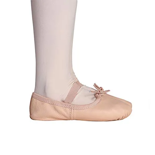 Premium Leather Ballet Slipper for Toddlers, Little and Big Kids