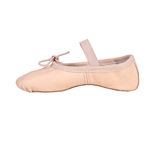 Premium Leather Ballet Slipper for Toddlers, Little and Big Kids