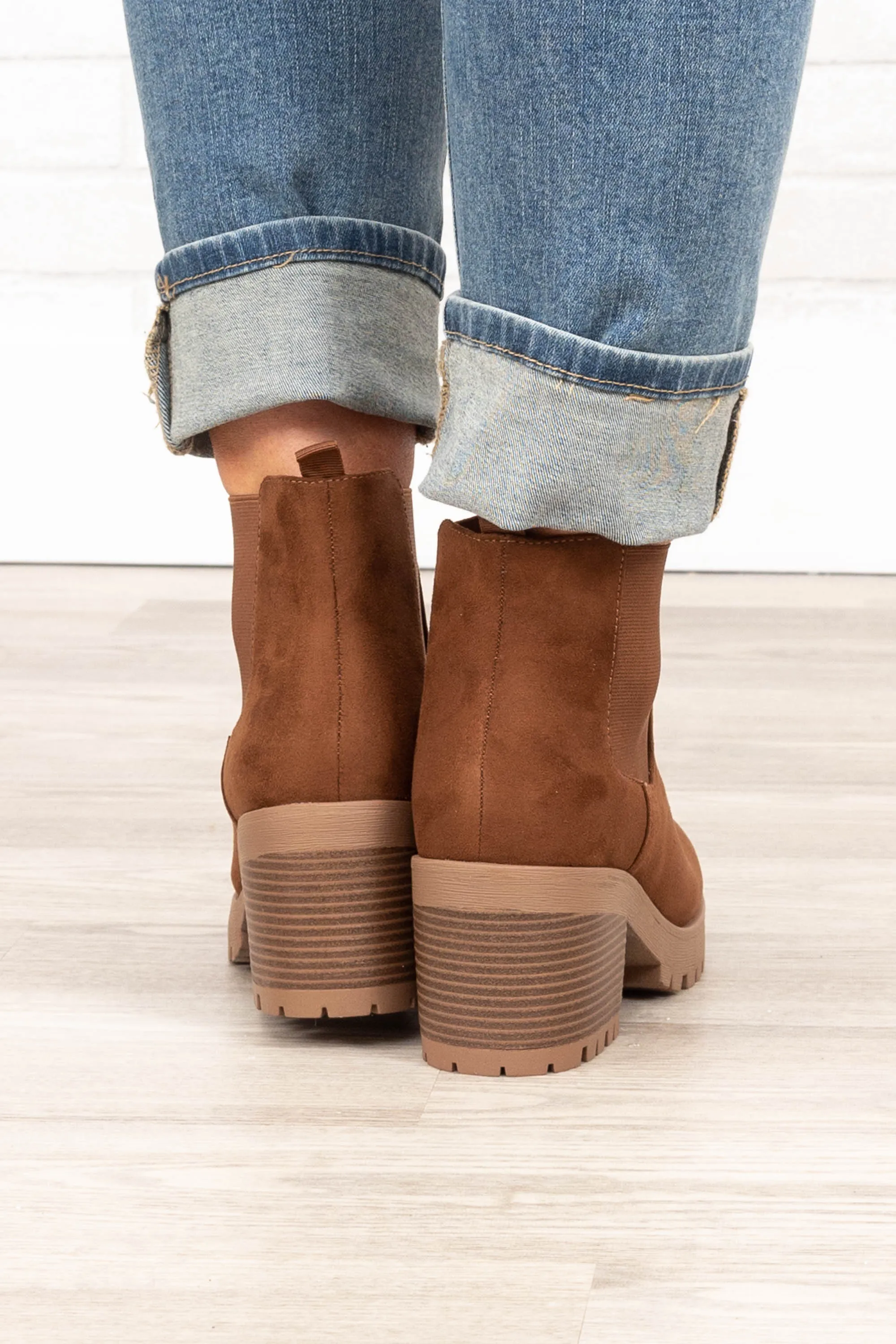 Regret Nothing Boots, Chestnut