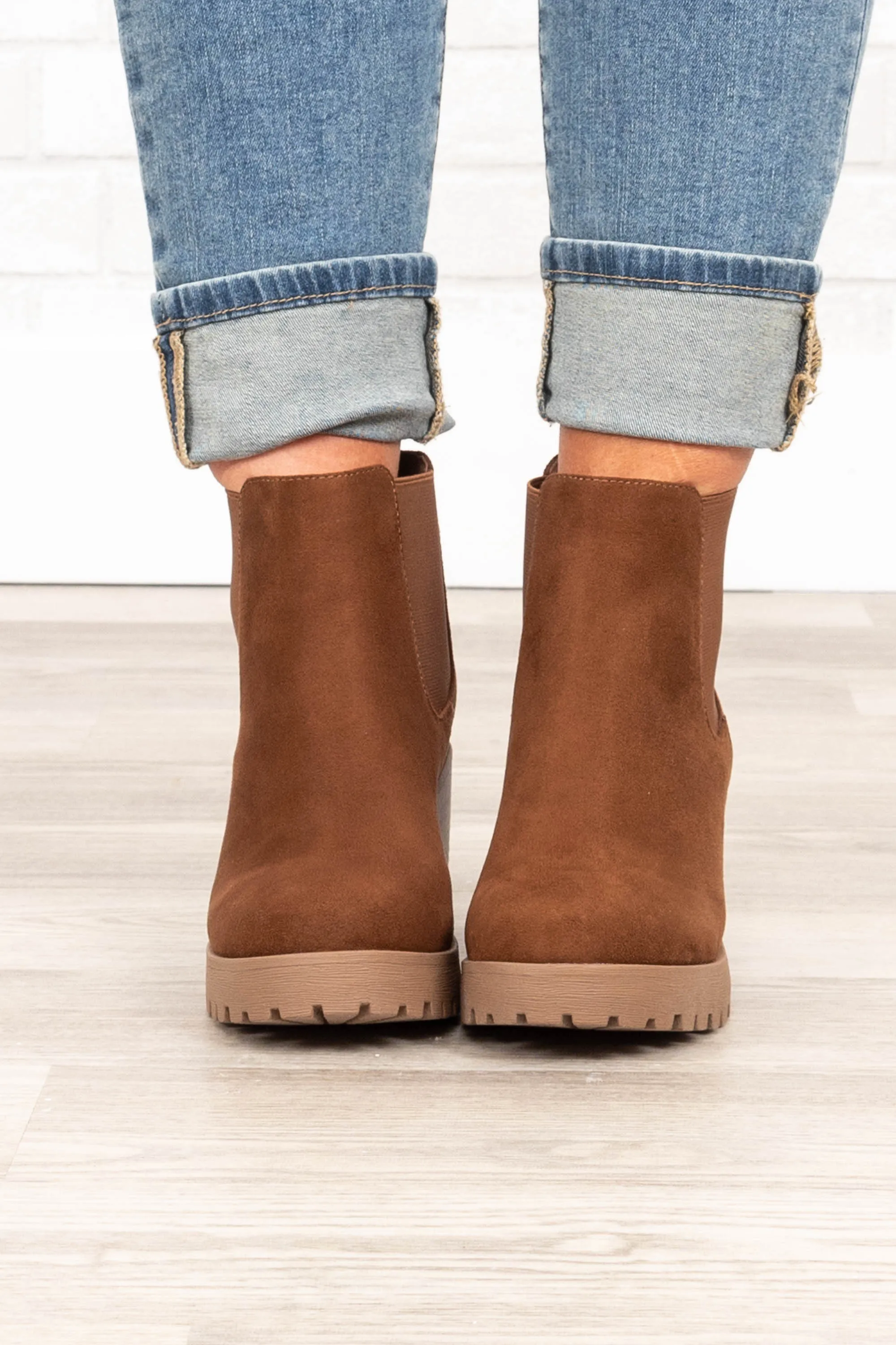 Regret Nothing Boots, Chestnut