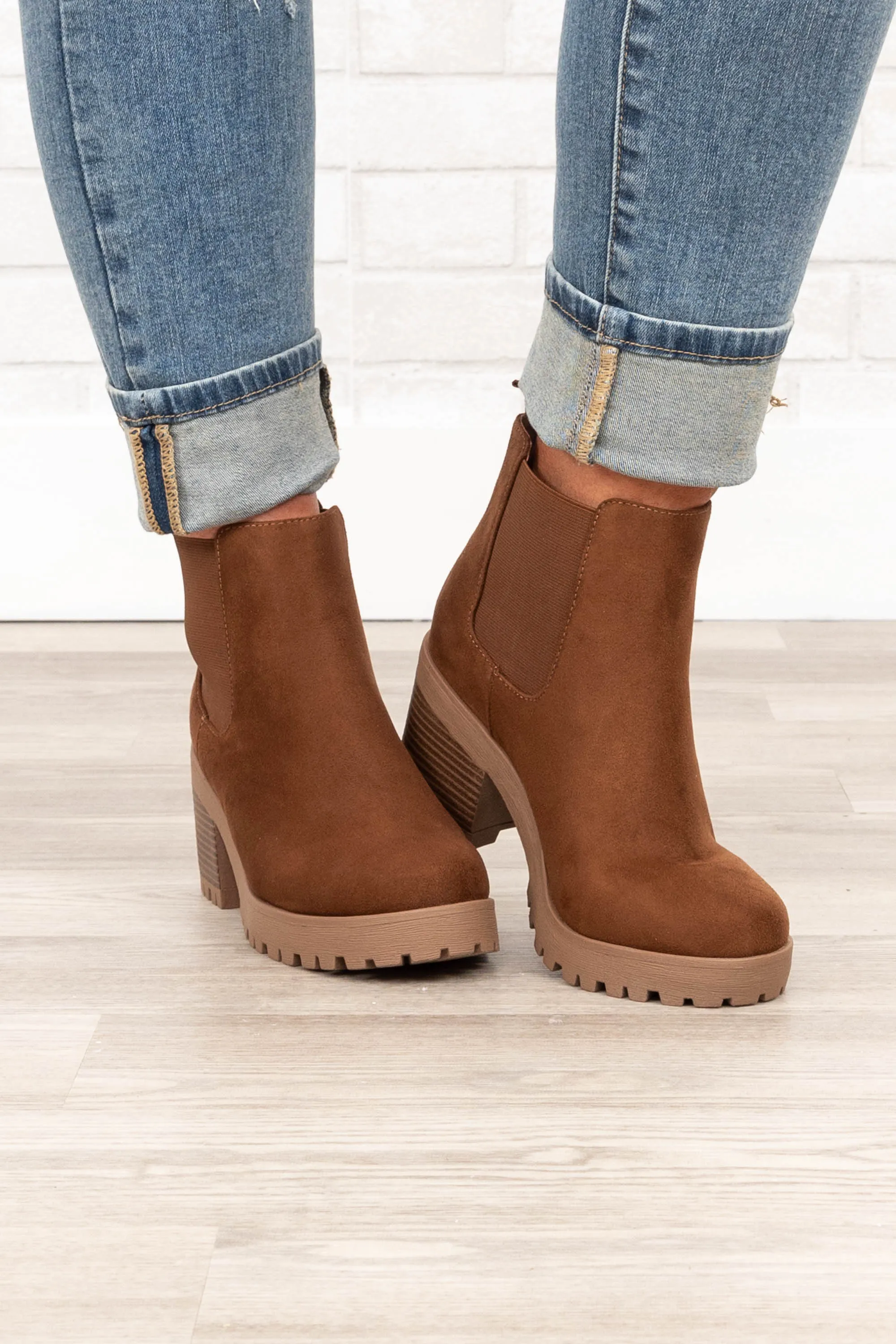 Regret Nothing Boots, Chestnut