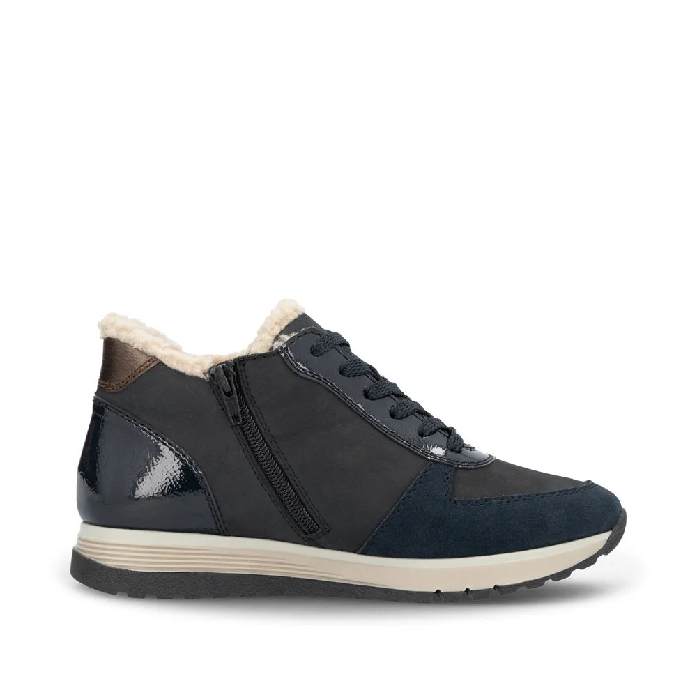 Rieker Ladies Fur Lined Shoe Boot
