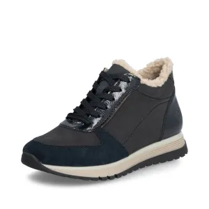 Rieker Ladies Fur Lined Shoe Boot