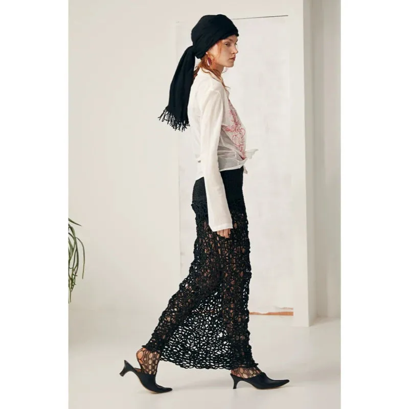 Rimless Pointed-Toe Mules