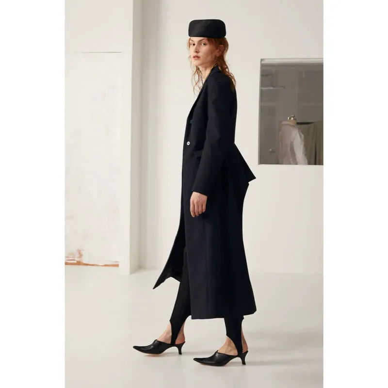 Rimless Pointed-Toe Mules