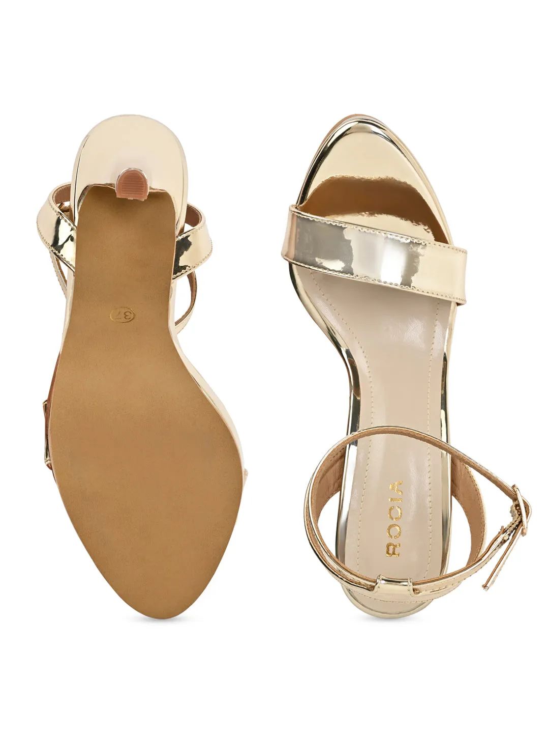 Rocia By Regal Gold Women High Heel Stilettos