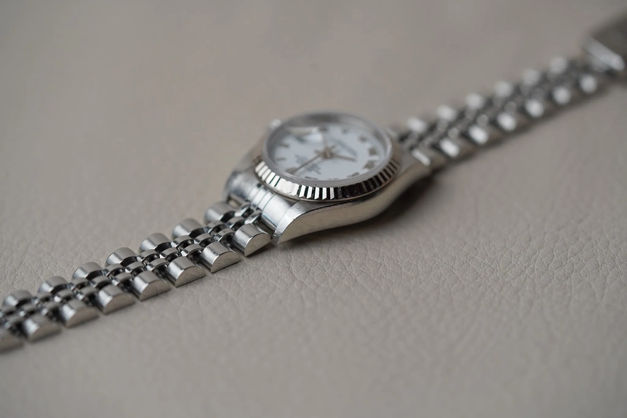 Rolex Datejust Ladies White Roman Dial 79174