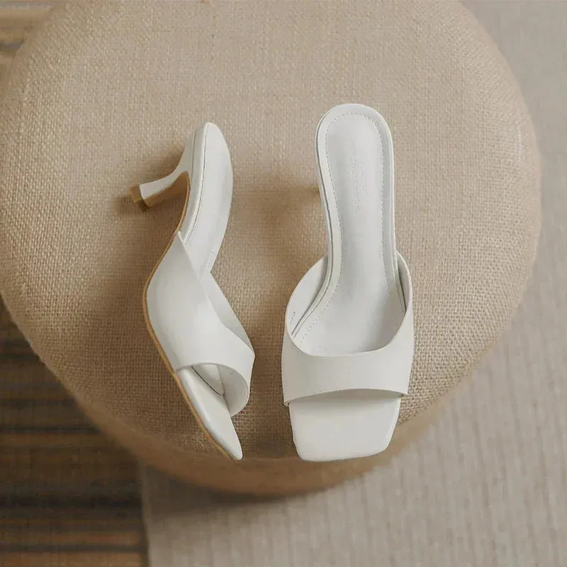 Rosalva Open Toe Mules