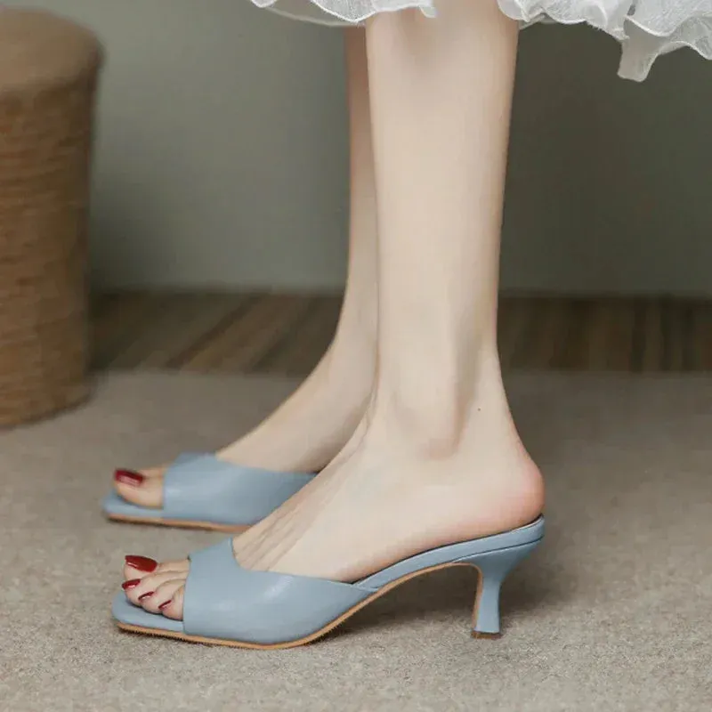 Rosalva Open Toe Mules
