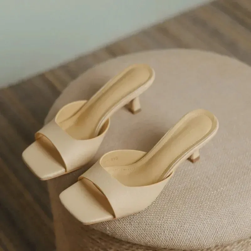 Rosalva Open Toe Mules