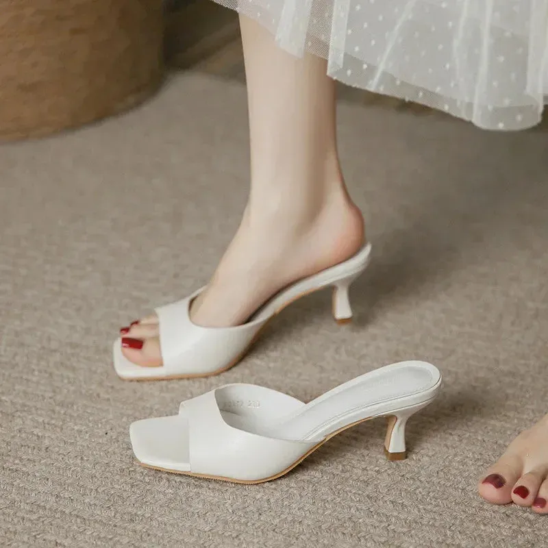 Rosalva Open Toe Mules