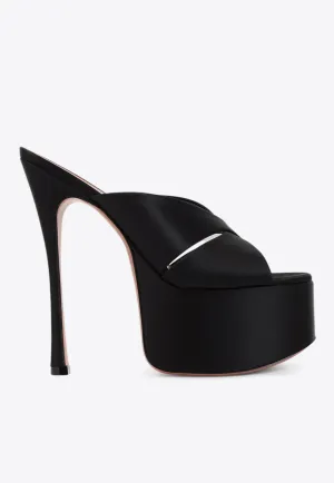 Salma 155 Satin Platform Sandals