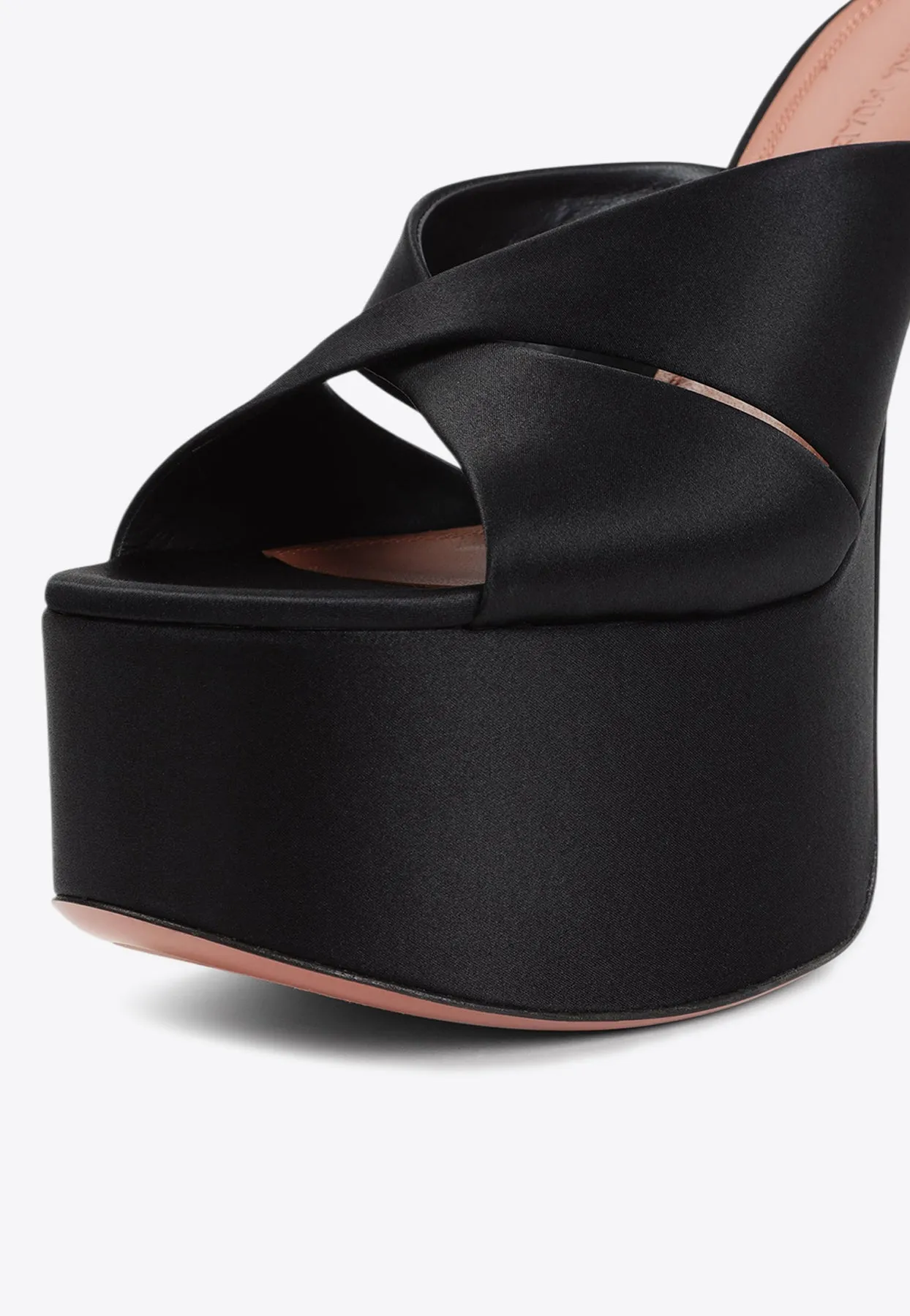 Salma 155 Satin Platform Sandals