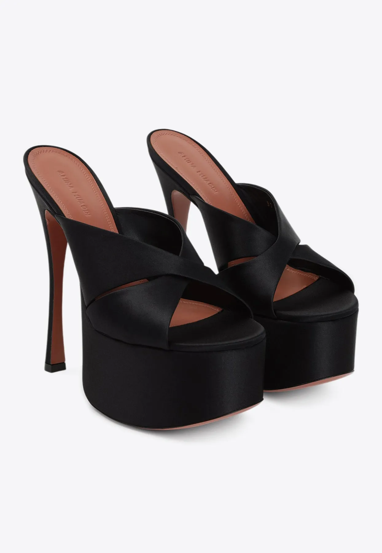 Salma 155 Satin Platform Sandals