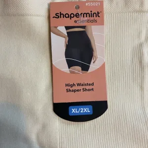 Shapermint Essentials High Waisted Shaper Short - Cream set of two