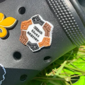 SHOE CHARMS - BLACK LIVES MATTER HANDS