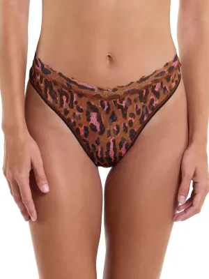 Signature Lace® V-Front High Cut Thong Throwback Sale