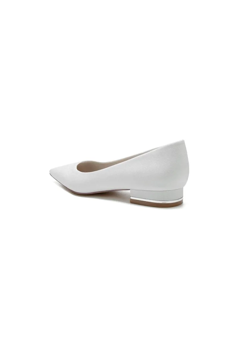 Simple Sequin Pointed Toe Flats
