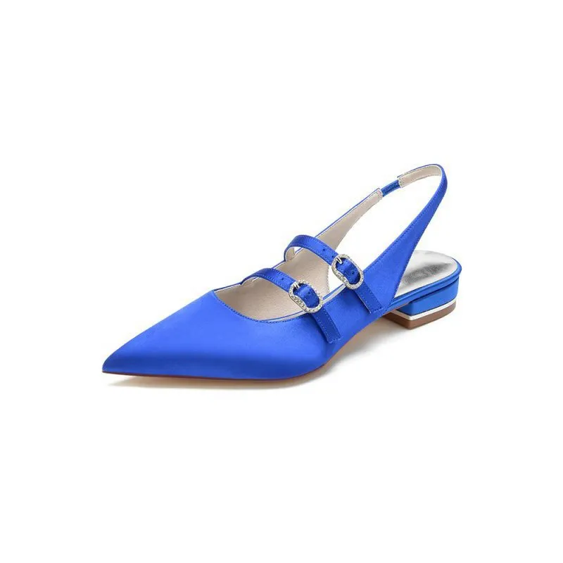 Simple Slingback Pointed Toe Flats
