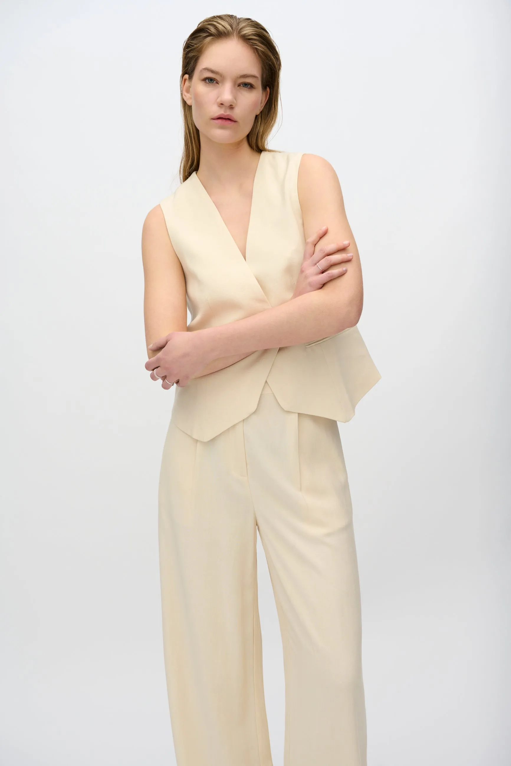 Smilla dressed pants 3069 - Summer Sand