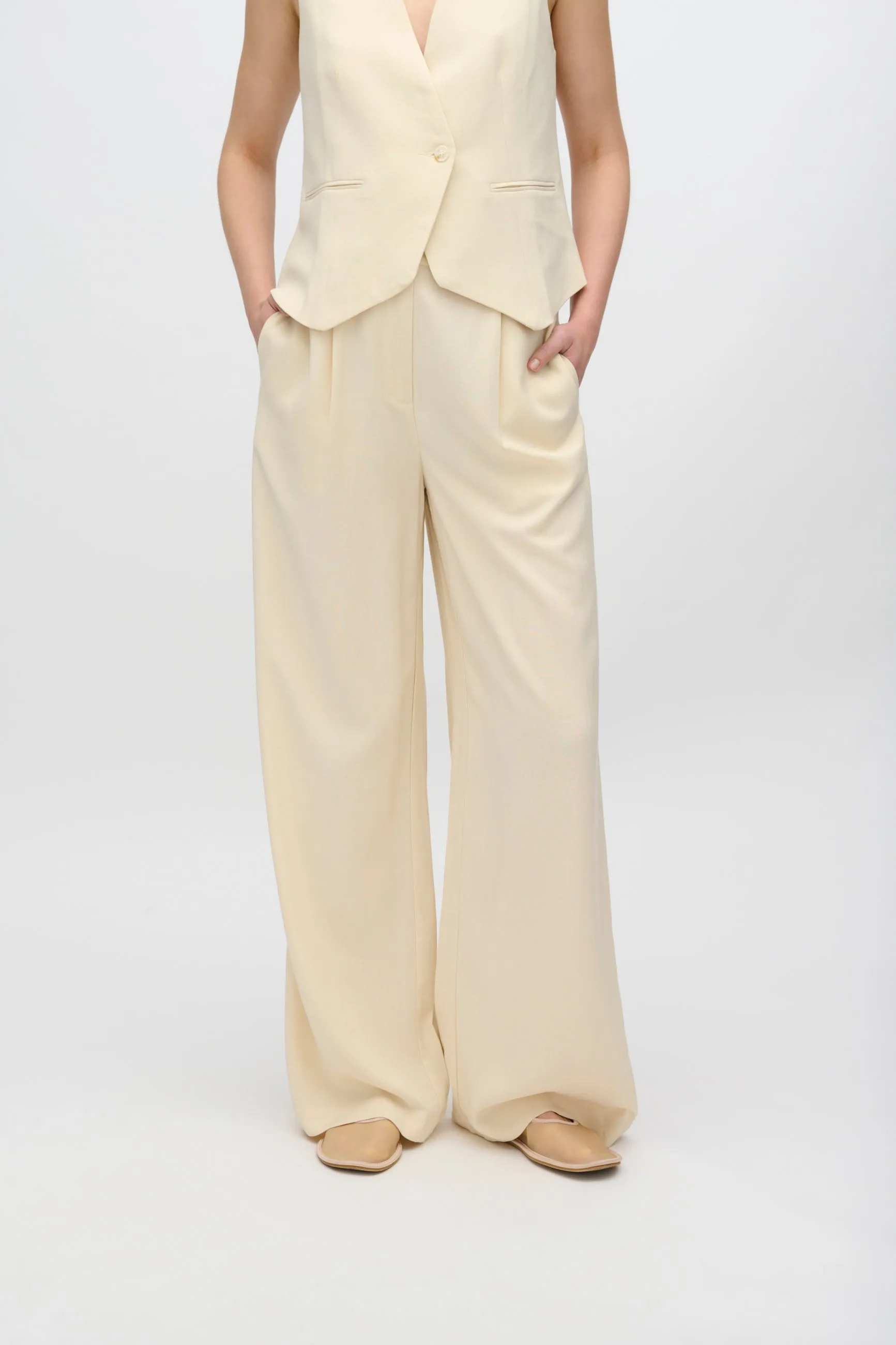 Smilla dressed pants 3069 - Summer Sand