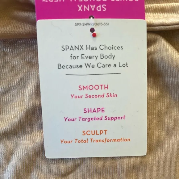Spanx Women 3X Power Conceal-Her High-Waisted Mid-Thigh Short Narural Glam New