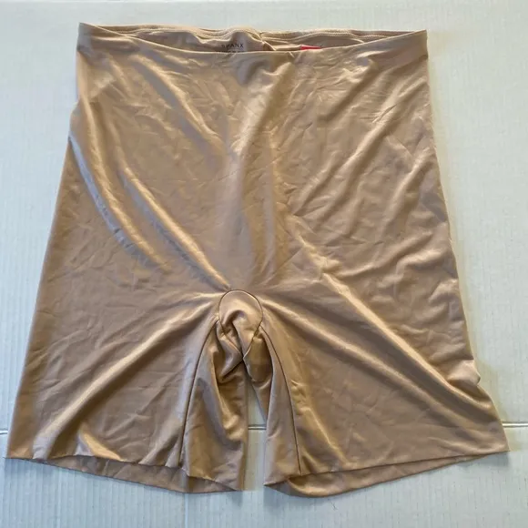 Spanx Women 3X Power Conceal-Her High-Waisted Mid-Thigh Short Narural Glam New