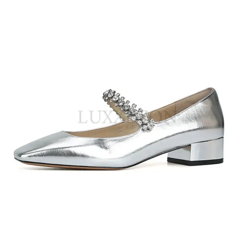 Square Toe Candy Color Ballerinas Shoes