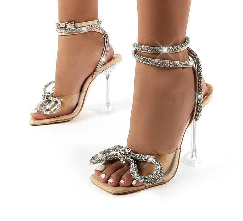 Stiletto High Heels "Butterflies"