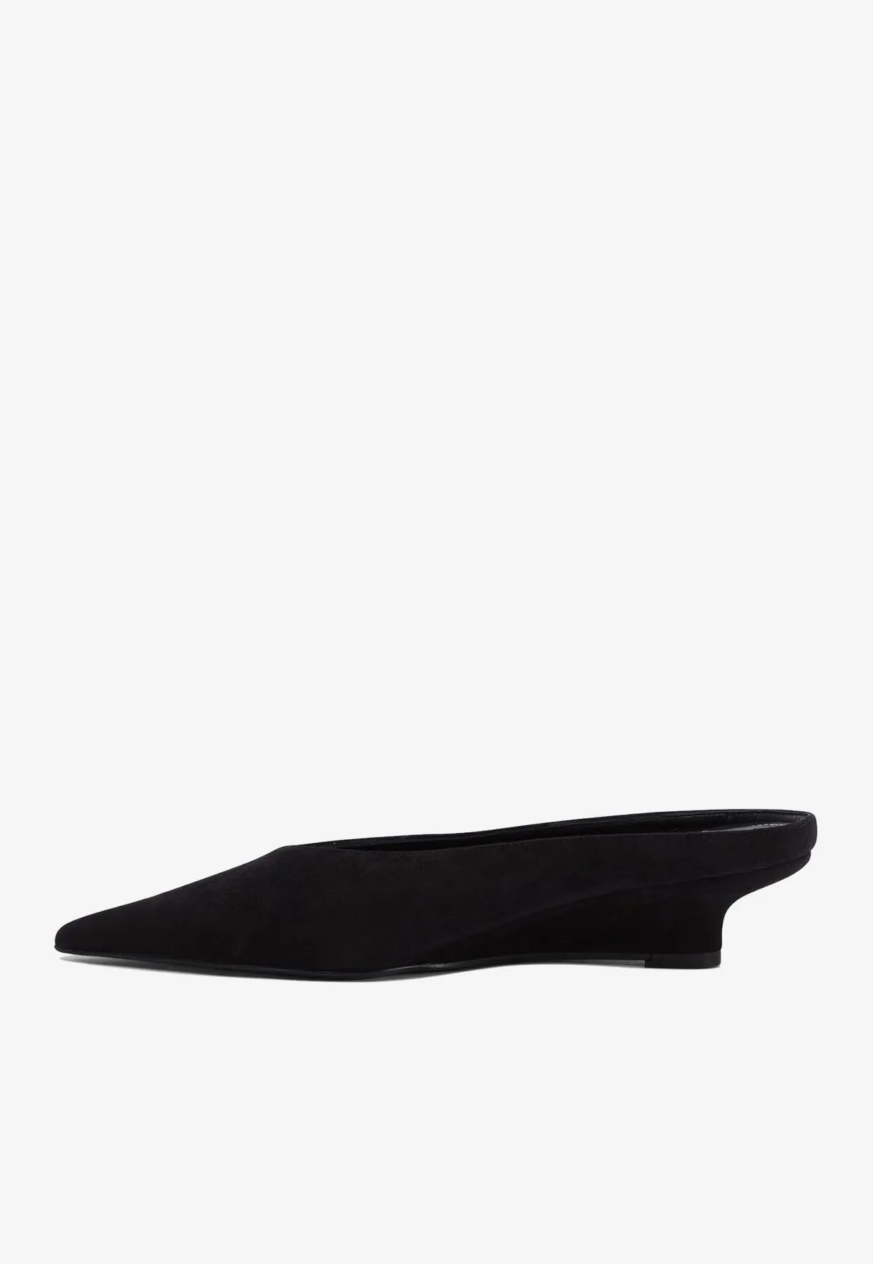 Suede Sharp Mules